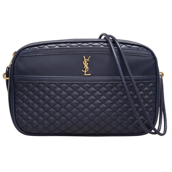 SAINT LAURENT QUILTED VICTOIRE CAMERA BAG - Picture 1 of 15
